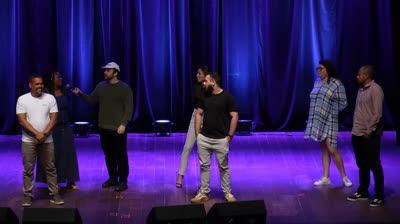 3 Casais no palco em Uberaba