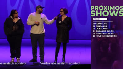 Só solteiras no palco com Raphael Ghanem em Coimbra/Portugal