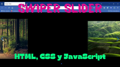 Cómo crear un slider de imágenes full screen con Swiper.js utilizando HTML, CSS y JavaScript