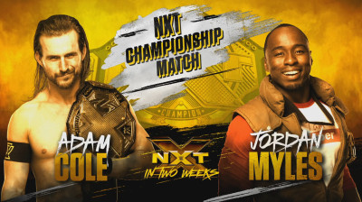 Adam Cole vs Jordan Myles - NXT Championship Match (Full Match)