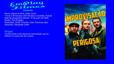 Improvisação Perigosa (2025) Comédia, Policial