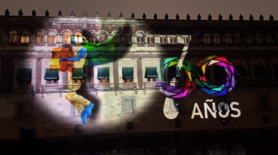MÉXICO TENOCHTITLAN?FRAGMENTO: CAPITAL D LA TRANSFORMACIÓN Y D LA MEMORIA?VIDEO MAPPING EN EL ZÓCALO