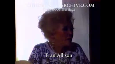 Actress Fran Allison Interview